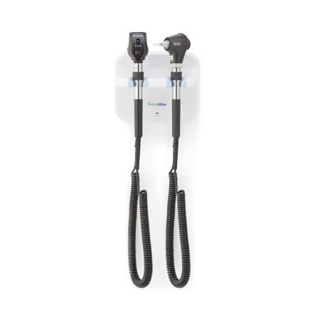 Diagnostic System Welch Allyn Green Series 777 Wall Transformer w/ Coaxial LED Ophthalmoscope and MacroView Basic LED Otoscope (1/EA) by Hillrom/Welch Allyn  ID 777-SM2XXX